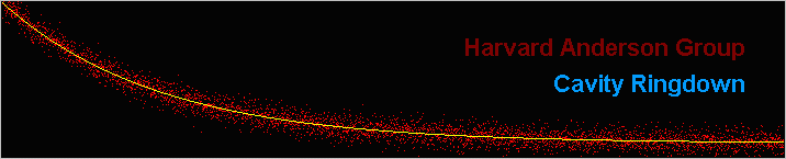 Harvard Anderson Group Cavity Ringdown