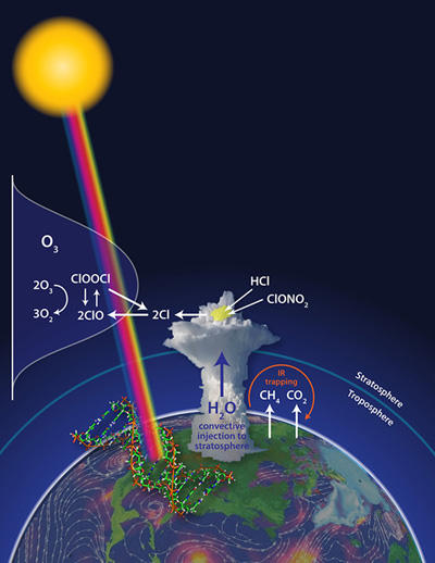 In the context of climate−chemistry coupling globally, the central United States in summer represents a combination of factors specific to both the geographic region and the season.